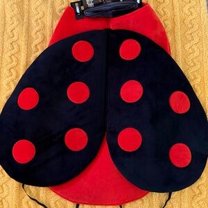 Ladybug Dog Costume - Red and Black